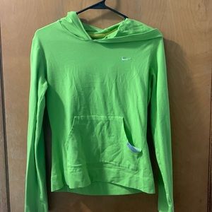 Neon green Nike long sleeve very thin